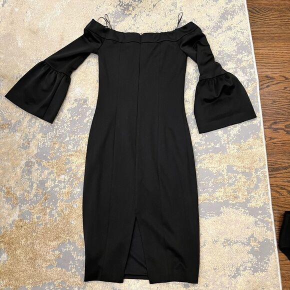 Ministry of Style Off The Shoulder Black Cocktail Dress - Picture 6 of 6